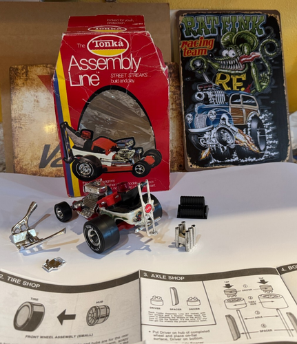 LOOK! Rare Tonka Assembly Line-"Draggin Wagon", instructions, box & parts! WQW! - Picture 7 of 15