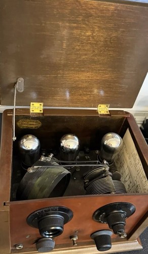 Vintage Regenerative Detector & 1 Rf / 1 Af 01A Tube Amp Caswell Runyan Co. RARE - Picture 7 of 15