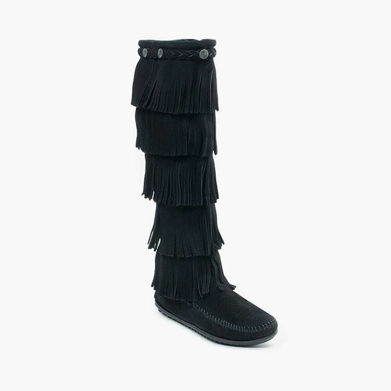 Minnetonka 5-Layer Fringe Boot Size 6 MSRP: $108 … - image 2