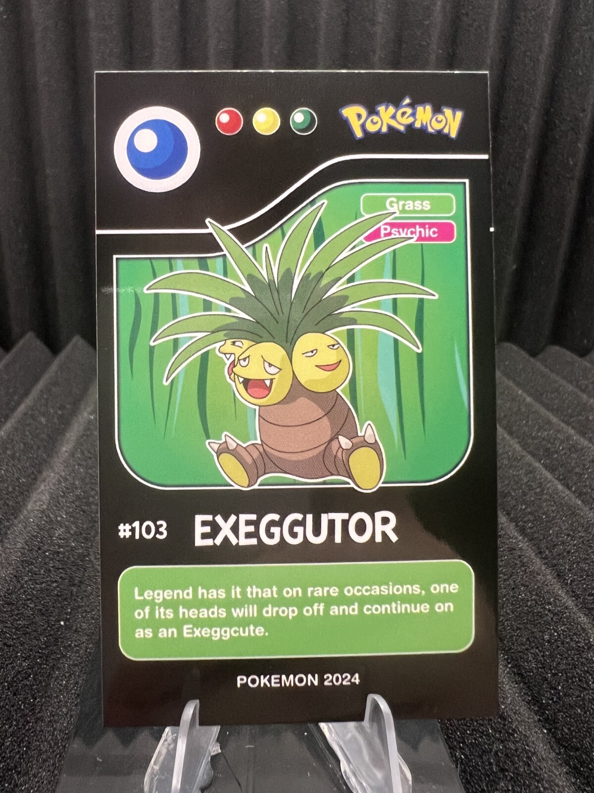 Exeggutor #103 - Pokedex Black Kanto 2024 - Pokemon Card NM