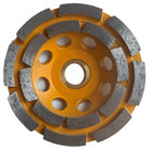 5PK 4'' Cup Wheel Grinding Concrete Masonry Double Row 7/8" Arbor Non-Threaded