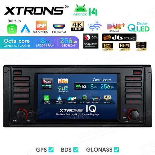 Android 14 7" Car Stereo 8GB 256GB 8-Core GPS NAVI WIFI DSP DTS HiFi for BMW E39 - Picture 3 of 20