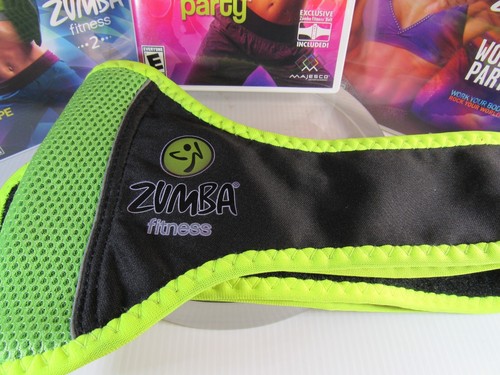 Wii Zumba Fitness 2 + Join The Party + World Party + Belt Nintendo Bundle - Picture 5 of 8