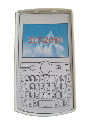 NOKIA ASHA 205 / 2050 WHITE HARD CASE