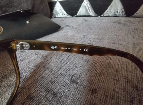 RAY BAN RB4147 710/51 SUNGLASSES TORTOISE SHELL BROWN 60mm - Picture 7 of 12
