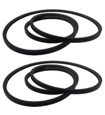  2 Belts for Cub Cadet MTD Lawn Mower Tractor 954-04118, 754-04118-1/2x122"