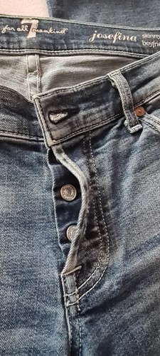 7 Seven for all Mankind Josefina Skinny Boyfriend, W27 (28) ♥ Blau used ♥ TOP - Bild 13 von 16