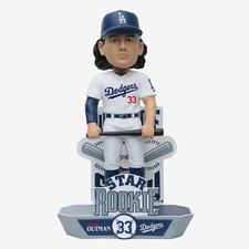 James Outman Los Angeles Dodgers Star Rookie Bobblehead MLB Baseball