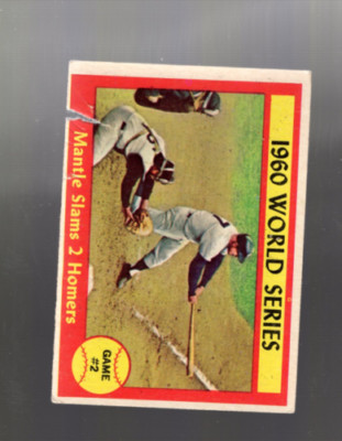 A0219- 1961 Topps BB #s 297-395 Ca. Note   Sie Wählen Einzelkarte