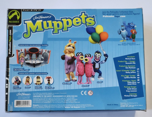 2003 MUPPETS MISS PIGGY, SNOWTHS, AND GONZO FIGURINE SET ONE - Picture 2 of 4