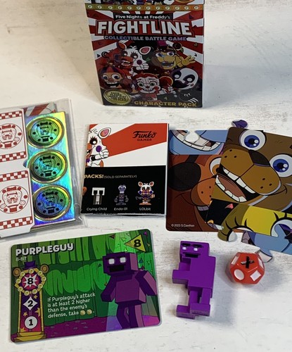 Funko FIGHTLINE PURPLE GUY Five Nights at Freddy's Open Blind FNAF Rare VHTF - Picture 1 of 7