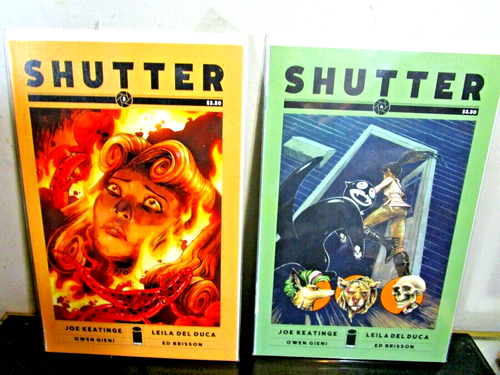 SHUTTER #3-4 LOT - LEILA DEL DUCA IMAGE COMICS - 2014 BAGGED BOARDED - Picture 1 of 3