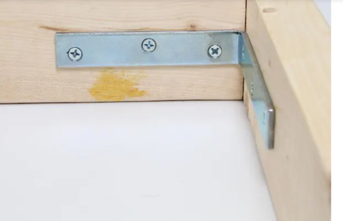 4 Stück Everbilt 5 Zoll Eckstütze Halterungen aus verzinktem Stahl 15212 - Bild 4 von 4