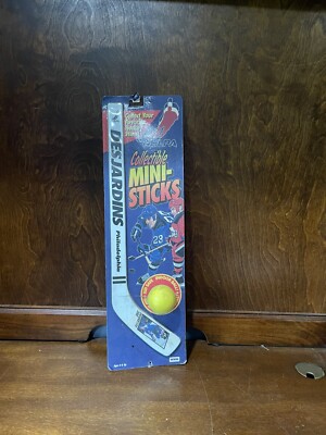NHLPA Eric Desjardins collectible Mini Stick & Ball Set Brand New