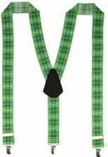 Luck to you St. Patrick's Day Green Fun Suspenders