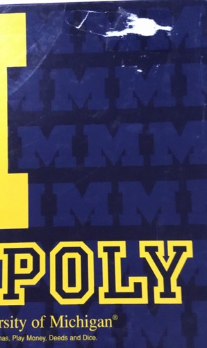 Michiganopoly Board Game Monopoly University of Michigan Complete Collegiate NIB - Picture 9 of 12