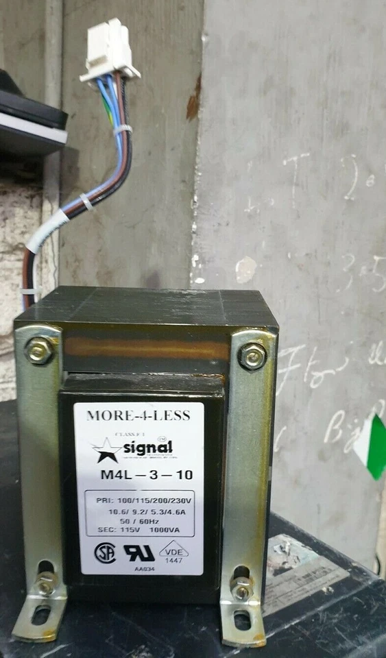 SIGNAL M4L-3-10 1000VA TRANSFORMER (R5S14.2) - Image 2 of 3