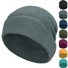 Tactical Fleece Cap Winter Windproof Beanie Hat Cold Weather Warm Ski Skull Cap