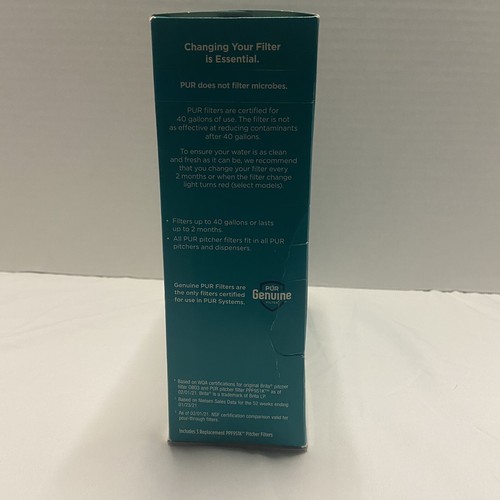 PUR PPF951K3 Lead Reduction Water Pitcher Replacement Filter - 3 Pack - Picture 4 of 5