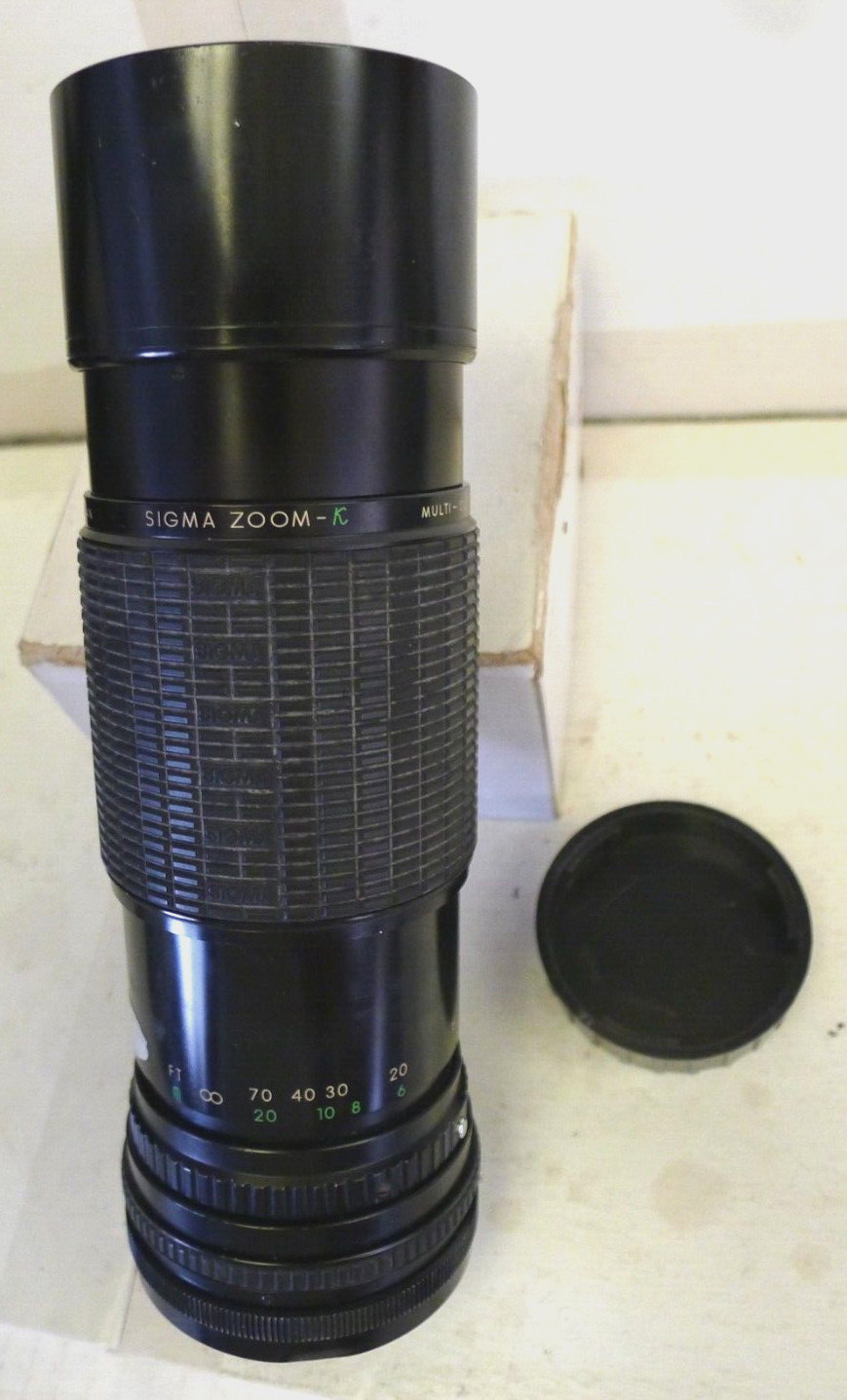 Sigma Zoom K 1:4.5 f=100-200mm Lens PK Mount - Japan