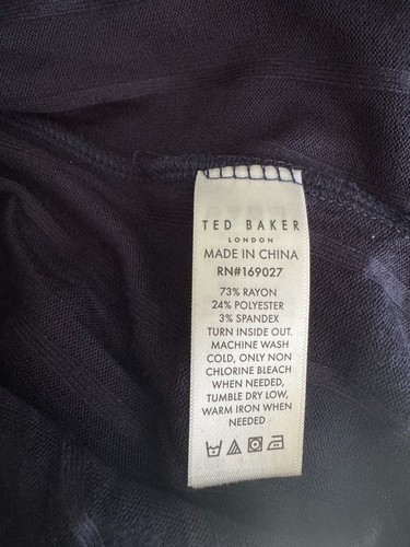 NEU TED BAKER LUXUS PJ SET WEICHER JERSEY LANGARM HENLE BLUMEN HOSE GR L - Bild 3 von 8