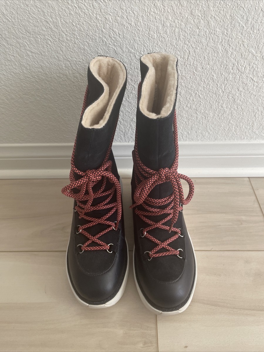 FITFLOP SKANDI SUEDE CALF BOOTS MIDNIGHT NAVY SIZE REF Z34