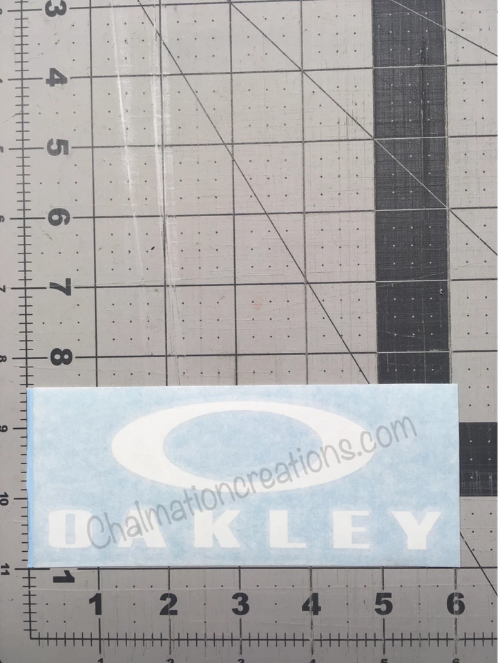 CHALMATION CREATIONS New Oakley Foundation Vinyl Decal Rub On Die Cut Sticker