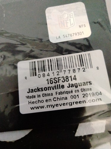 Jacksonville Jaguars, Gartenflagge, 18" x 12,5" lizenzierte NFL 2-seitige Qualität - Bild 6 von 7