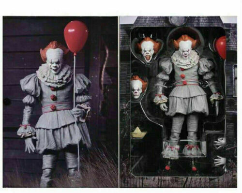 NECA 7" It Ultimate Pennywise Clown Actionfigur Film Modell Puppe Spielzeug 2017 Neu - Bild 4 von 7