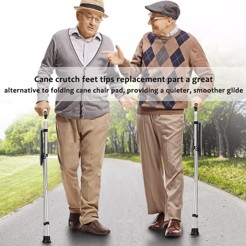 Cane Crutch Feet Tips Fit for Folding Cane Seat Pad Replacement Accessories, Ext - Picture 5 of 14