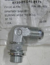 Parker 8C4OMX-S 37 Degree Male Elbow 3/8-19 BSPP 4730-01-519-8175 981-9291