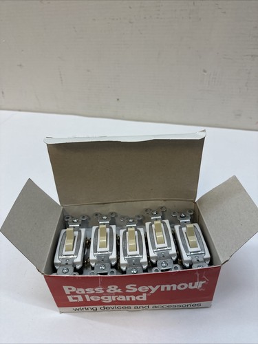 Box of 10 Pcs  P & S CSB20AC2-I Commercial Grade 20A 120/277V 2-Pole