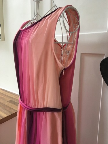 BN BODEN MARIA DRESS OMBRE STRIPE SIZE 12R PERFECT FOR WEDDING, RACES, EVENING - Picture 2 of 4