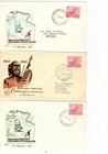 Australia 1960 5d NT on WCS & ROYAL FDCs,cds BURNLEY, MATRAVILLE etc (3 Covers)