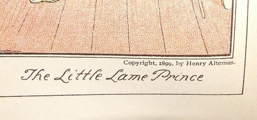 NEAR FINE c1899 THE LITTLE LAME PRINCE Miss Mulock Art Nouveau Cover Illustrated - Picture 9 of 11