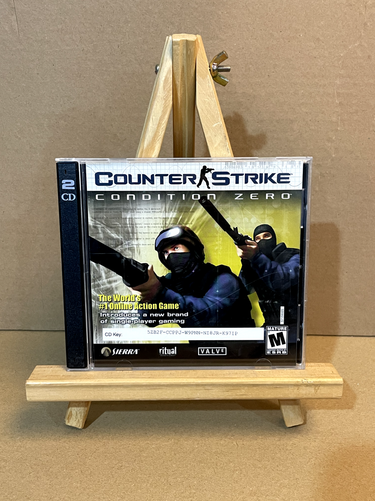 Counter-Strike: Condition Zero (PC, 2004) CD Rom 2 Disc