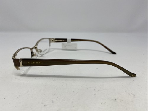 Jill Stuart JS 215A-2 51-17-135 Brown Metal Half Rim Eyeglasses Frame /W83 - Picture 5 of 8