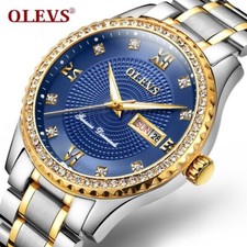 OLEVS 6618 Quartz Stainless Steel Waterproof Luminous Fashion Watch