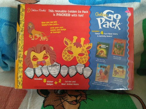 THE LION KING 2 SIMBA'S PRIDE GOLDEN BOOKS GO PACK ACTIVITY SET - Picture 3 of 3