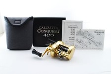 🌟EXC+3🌟 Shimano 18 Calcutta Conquest 400 Right Baitcast Reel W/BOX JAPAN #203