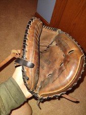 NICE Mizuno World Win Catchers Mitt Glove Professional Model Pro Scoop Adult    