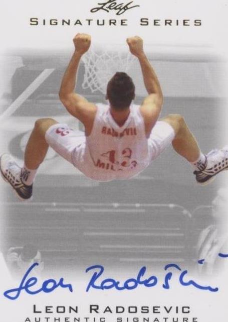 2012 Leaf Signature Series - Leon Radosevic #BA-LR1