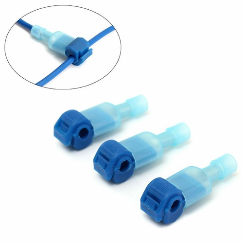 100PCS 16-14AWG T-Taps Wire Crimp Terminals Quick Splice Cable Connectors Kits - Picture 5 of 10