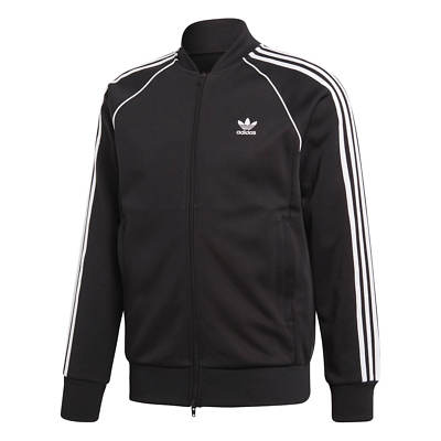 Adidas Trainingsjacke Herren schwarz Superstar Tracktop adidas Originals TREFOIL Leichte Jacke blackschwarz