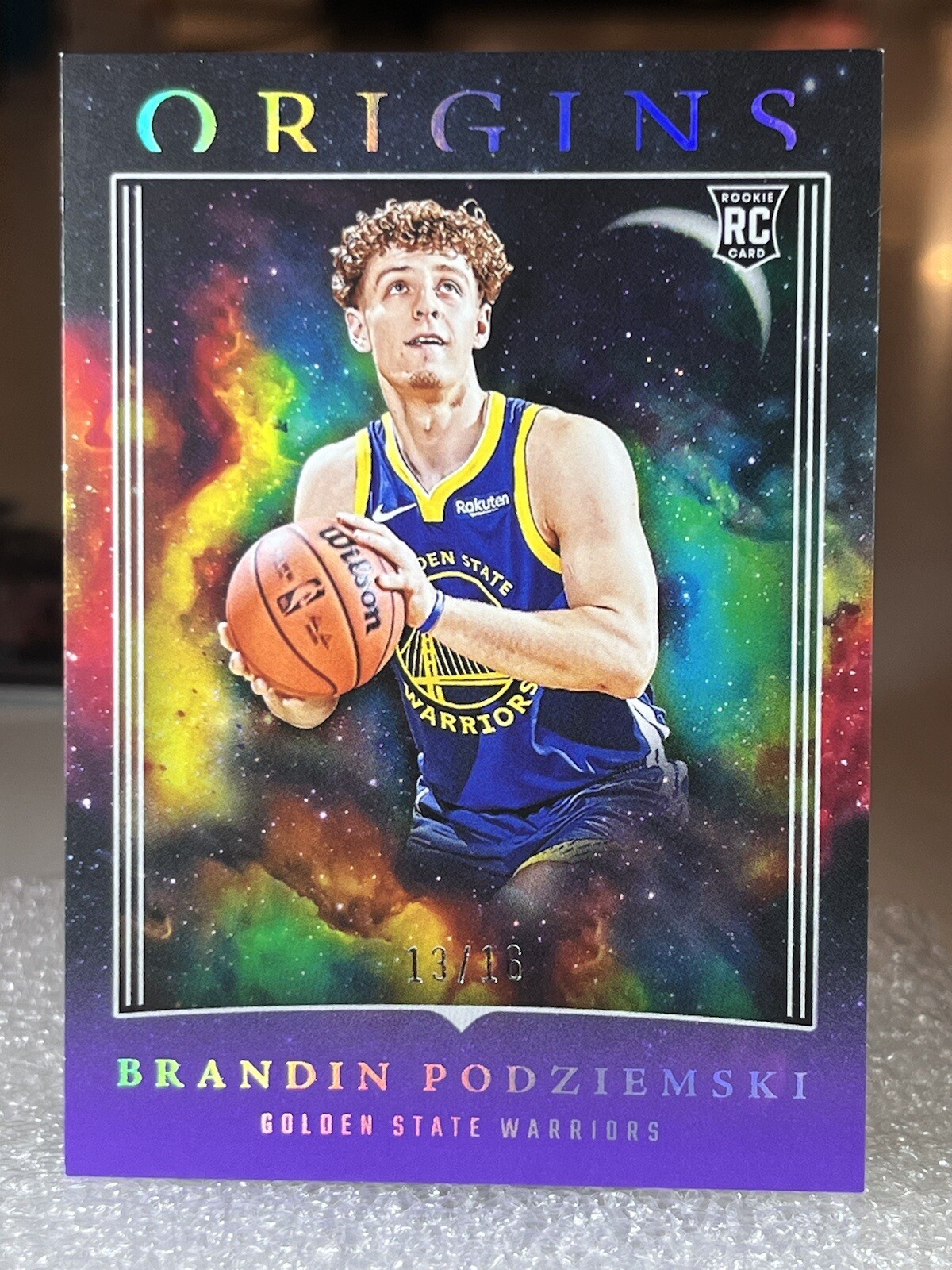 2023-24 Panini Origins Purple FOTL Exclusive #24 Brandin Podziemski RC /16