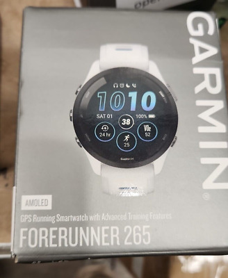 Garmin Forerunner 265 White GPS Enabled Running AMOLED Smartwatch | eBay Garmin Forerunner 265 White GPS Enabled Running AMOLED Smartwatch | eBay