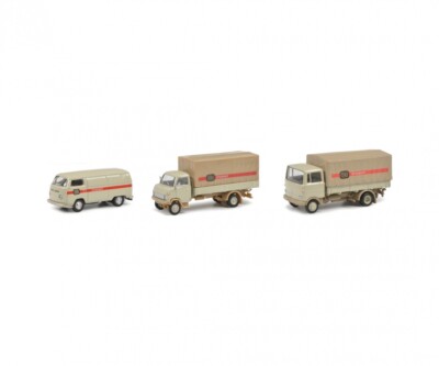 050 Schuco 1:87 452655300 MHI Set DB Stückgut limitiert /"Neu/"