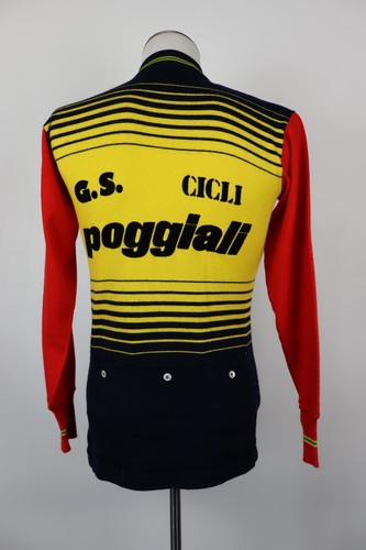 SANTINI SMS MAGLIA CICLISMO UOMO TG. 4 MAN SHIRT SPORT VINTAGE LANA - Picture 7 of 8