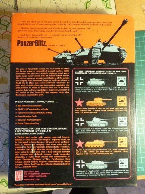 Panzerblitz complet par Avalon Hill WW2 jeu de de de guerre e699bc Panzerblitz complet par Avalon Hill WW2 jeu de de de guerre e699bc