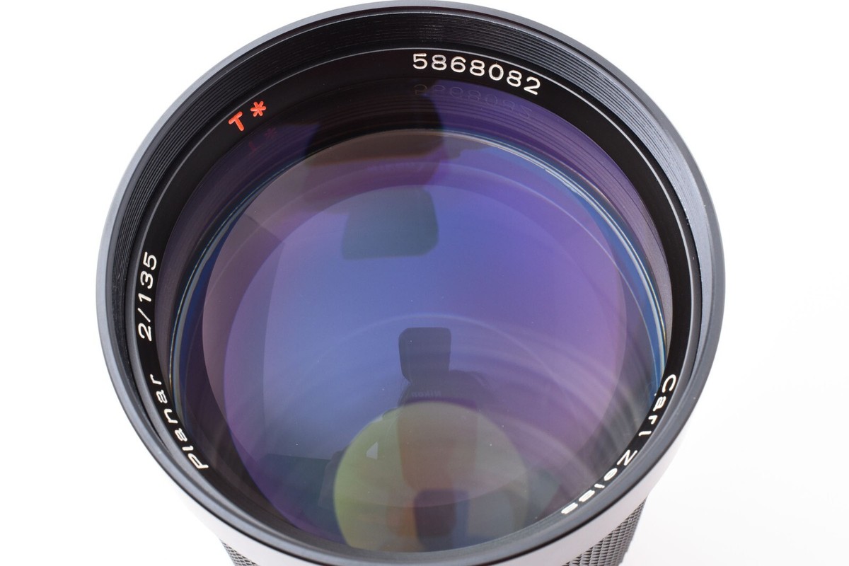 【CONTAX】 Planar T* 135mm F2 AEG Almost UNUSED] Contax Carl Zeiss Planar 135mm F2 AEG C/Y MF Lens